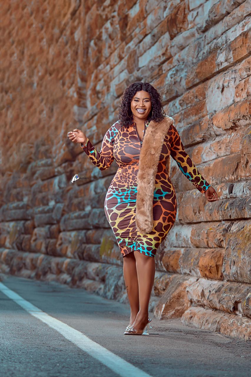 Plus Size - Double Trouble Collection - Miss Tee Rainbow - Midi Dress