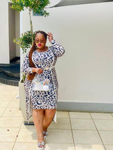 Load image into Gallery viewer, Plus Size Two Piece - Luxurious Linda Leopard Line 2pc Set
