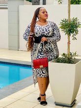 Load image into Gallery viewer, Plus Size Two Piece - Luxurious Linda Leopard Line 2pc Set
